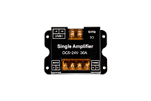 Повторитель усилитель сигнала одноканальный SW-Group DIM-30A-BL 5/12/24В 30A 150/360/720Вт IP20 картинка 